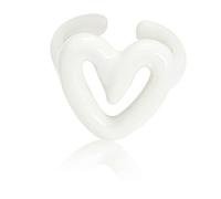 Bagues géométriques creuses en forme de cœur, polyvalentes, pour toutes les occasions, bijoux unisexes, bagues d'amour irrégulières, Comme décrit, Produit conforme à la description.