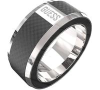Bagues Guess Noir,Argent 22 Collection Racer tag - homme
