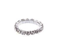 Bagues incrustées de exquis, bague élastique extensible, romantique, fiançailles, de mariage, bijoux d ' articulation, caméra extérieure