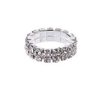 Bagues incrustées de exquis, bague élastique extensible, romantique, fiançailles, de mariage, bijoux d ' articulation, caméra extérieure