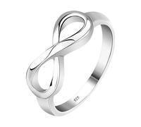 Bagues infinies pour femmes, design élégant, 1 pièce, bague infinie, bague en , conception légère, pour adolescentes, petite amie, adultes, rendez-vous quotidiens, cadeaux de fête de vacances