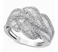 Bagues larges tendance en forme de feuille de zircone pour femme, pour banquet, fête, bijoux, cadeaux