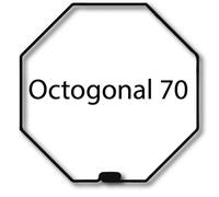 Bagues moteur FAAC 45 mm tube octogonal 70 - A4505_0502S