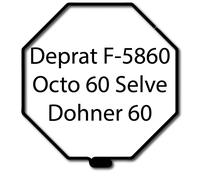 Bagues moteur volet roulant Elero Revoline M - Octogonal 60 Selve