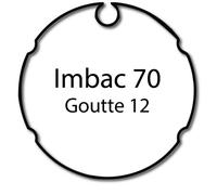 Bagues moteur volet roulant Simu-Somfy LT50 T5 - Imbac 70 Goutte 12