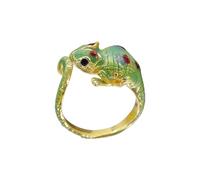 Bagues multicolores tendance par Nature avec design sensible à la température pour des styles polyvalents Bagues anole