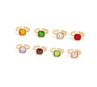 Bagues ouvertes avec pierres précieuses, accessoire de doigt pour un usage quotidien ou un événement spécial, accessoires de mode, bijoux de fête pour femmes