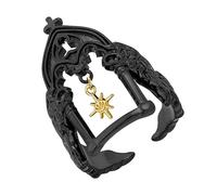 Bagues ouvertes vintage châteaux soleil taille réglable unisexe bijoux tendance pour fêtes et mariages, taille unique, Comme décrit, Comme décrit.