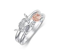 Bagues pour femme, bijoux mignons et accessoires de mode - Bijoux de vacances en forme de vache pour maman, pour anniversaire, Saint-Valentin, fête, occasions spéciales, commémoration de gratitude