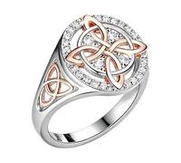 Bagues pour femmes-bijoux de bande de mode réglables en de Zinc, ornement élégant de Style nœud de retour, accessoire élégant | Bague à la mode pour mères, copines, sœurs, épouses, amis, grand