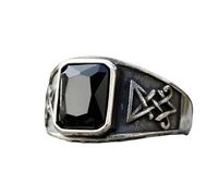 Bagues Pour Hommes, Lucifer, Satan, Punk Rock, Personnalité, Religion, Bijoux, Cadeau Vintage, Nouvelle Collection