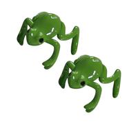 Bagues réglables en forme de grenouille - Bijoux amphibiens, accessoire sur le thème des animaux amusants | Pièce tendance de déclaration inspirée de la nature élégante, bijoux à bande ouverte Caprice