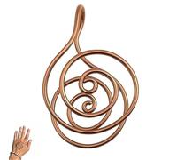Bagues Spirales En Cuivre Pour La Méditation Et La Guérison Énergétique, Bracelets En Cuivre Faits Main Pour Le Travail Avec Les Cristaux, La Manifestation (1pièces bague en cuivre)