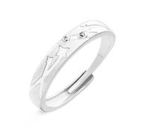 Bagues tendance et confortables en acier inoxydable pour couple - Port confortable pour une tenue élégante de jour, taille unique, Comme décrit, Comme décrit.