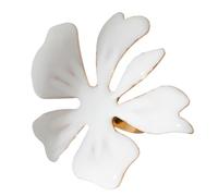 Bagues tendance exagérées avec fleurs, étoiles de mer et perles, bijoux de mariage, faits à la main, bijoux pour fêtes, cadeaux d'anniversaire, taille unique, Comme décrit, Comme décrit.