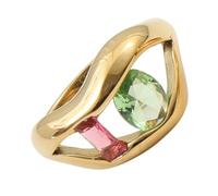 Bagues tendance multicolores en zircone cubique, bijoux robustes en acier titane, 3 tailles, cadeaux élégants, décoration pour femmes, designs de lèvres uniques, bijoux