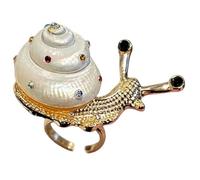 Bagues vintage avec un design complexe d ' escargots et de coquillages, bijoux de mer vintage, parfaits pour les amoureux de la plage, bagues de déclaration navale