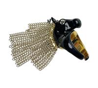Bagues zèbres ouvertes à la mode avec glands colorés, bijoux polyvalents pour événements décontractés ou formels, bagues de déclaration réglables