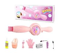 Baguette à bulles électrique - Jouet d'été interactif et coloré | Machine à bulles rechargeable automatique | Idéal pour les fêtes d', jardin, parc, plage, réunions de famille