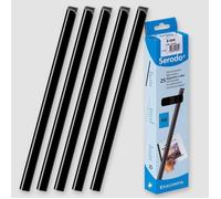 EXACOMPTA Boîte de 25 baguettes à relier manuelles Serodo 9 mm noir