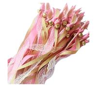 Baguette à ruban de mariage, Bâtons de ruban for danse mariage avec cloches dorées, multicolores, 20 ou 50 pièces(03,20pcs)