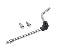 Baguette à vapeur pour machines à café Gaggia Viva, bras vapeur en acier inoxydable avec 6 mm de diamètre et coude en caoutchouc anti-brûlure, comprend un trou unique et une buse à 3 trous