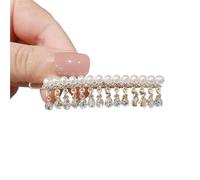 Baguette Cheveux 10pc Hair Clip Rhinestone Bow Tassel Bangs Fairy Side Hairpin Duckbill For Women(136-2 Frog Buckle)