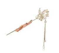 Baguette cheveux Pince à cheveux élégante, bâton pampilles, Design Floral traditionnel, accessoire de coiffure, bijoux for femmes, épingle, aiguille pour Femmes(COLOR-2)