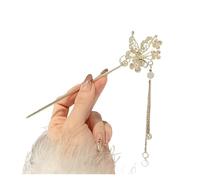 Baguette cheveux Pince à cheveux gland bâton de conception florale traditionnelle coiffure femmes bijoux épingle accessoire d'aiguille pour Femmes(Color2)