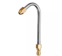 Baguette coudée pour nettoyeur haute pression en acier inoxydable, buse de pulvérisation en forme de U à 30/90 degrés avec connexion rapide de 10,2 cm pour le nettoyage du châssis, compatible avec le