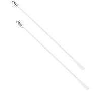 Baguette D’inclinaison pour Stores en Fibre de Verre avec Poignée 2 Pièces | Compatible Stores Vénitiens Verticaux, Démontage Facile, Tige de 12 Pouces pour Réglage Précis