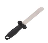 Baguette D'affûtage pour Couteaux, Double Face, Poignée ABS Ergonomique | Surface Abrasive Résistante, Anneau Suspendre, Usage Pratique au Restaurant Camping, pour Couteaux Cuisine et Chasse