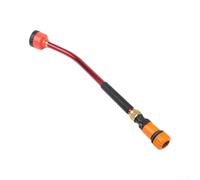 Baguette d'arrosage en acier inoxydable avec tige d'extension de 62 cm, buse en alliage pour irrigation de jardin, design coudé à 38 degrés pour un arrosage doux des fleurs (1,3 cm)
