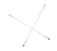 Baguette de Batterie LED Colorée en Polymère W132 Blanche | Unbreakable, Embout Amélioré, Jeu Stable, Piles Bouton Lr44 Incluses, Accessoire pour Batterie