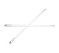 Baguette de Batterie LED Colorée en Polymère W132 pour Batterie | Effet Lumineux au Toucher, Solide et Incassable, 8 Piles Bouton Lr44, Blanche