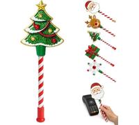 Baguette de carte de crédit sans contact, bâton magique imprimé en 3D | Support de paiement en forme de sapin de Noël pour paiement, baguette de carte NFC pour vente au détail et cafés