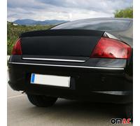 Baguette de coffre Baguette arrière pour Peugeot 407 2004-2011 Bas chrome inox