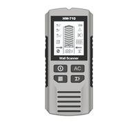 Baguette de détection de métaux portable multifonction avec écran LCD et détecteur de métaux audio, scanner de sécurité haute sensibilité, outil de recherche de goujons pour bois, maison, béton