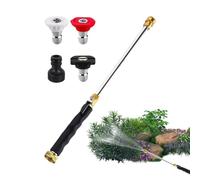 Baguette De Laveuse Électrique - Buse Haute Pression De 44 Cm De Longueur, Fixation Pour Tuyau D'arrosage Avec 3 Modes Réglables | Pistolet De Pulvérisation À Abs En Solide Robuste 290g, O