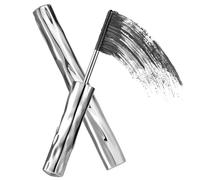 Baguette de mascara en métal lavable, baguette de fer à friser cils 3D non agglomérants, anti-taches longueur naturelle extra fine longue durée, mascara brosse en fer