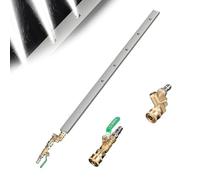 Baguette de nettoyage portable pour radiateur - 80 cm - Outil de nettoyage pour radiateur de voiture - Avec connecteur rapide + joint d'étanchéité - Pour voitures domestiques, camions, camping-cars