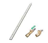 Baguette de nettoyage portable pour radiateur de voiture, outil de rinçage de réservoir d'eau de voiture, baguette de nettoyeur haute pression, buse plate, tige de 60 cm, Pas besoin de démonter