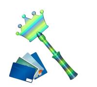 Baguette de paiement pour cartes de crédit - Impression 3D | Appuyez sans contact pour payer un étui à cartes amusant | Accessoire de paiement fantaisie pour portefeuilles, bureau, voyage, shopping et