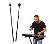 Baguette de Percussion, Baguette en Bois Maillet, 2 Pièces Baguettes de Percussion Marteau, Baguettes de Marimba, Baguette de Batterie pour Xylophone, Carillons Éoliens, Gravures sur Bois, Cloches