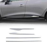 Garniture Baguette de porte latérale pour Renault Clio 2012-2019 acier inox 4Pcs
