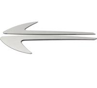 Baguette de porte latérale Décor latéral pour Mercedes Classe C 2014-2020 Acier inoxydable Chrome 2x