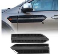 Baguette de protection de porte latérale pour Ford Ranger 2011-2019 ABS noir 2x