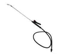 Baguette de pulvérisation construite avec des composants en acier inoxydable et en caoutchouc avec connecteur de tuyau fileté et réglage de la buse (72 cm)