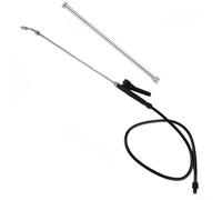 Baguette de pulvérisation construite avec des composants en acier inoxydable et en caoutchouc avec connecteur de tuyau fileté et réglage de la buse (112 cm)