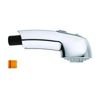 Baguette de pulvérisation extractible pour robinets coulissants GROHE compatible avec Grohe Part 46312IE0/46298IE0, chromé, facile à installer avec joints toriques, économise 70 % par rapport aux OEM